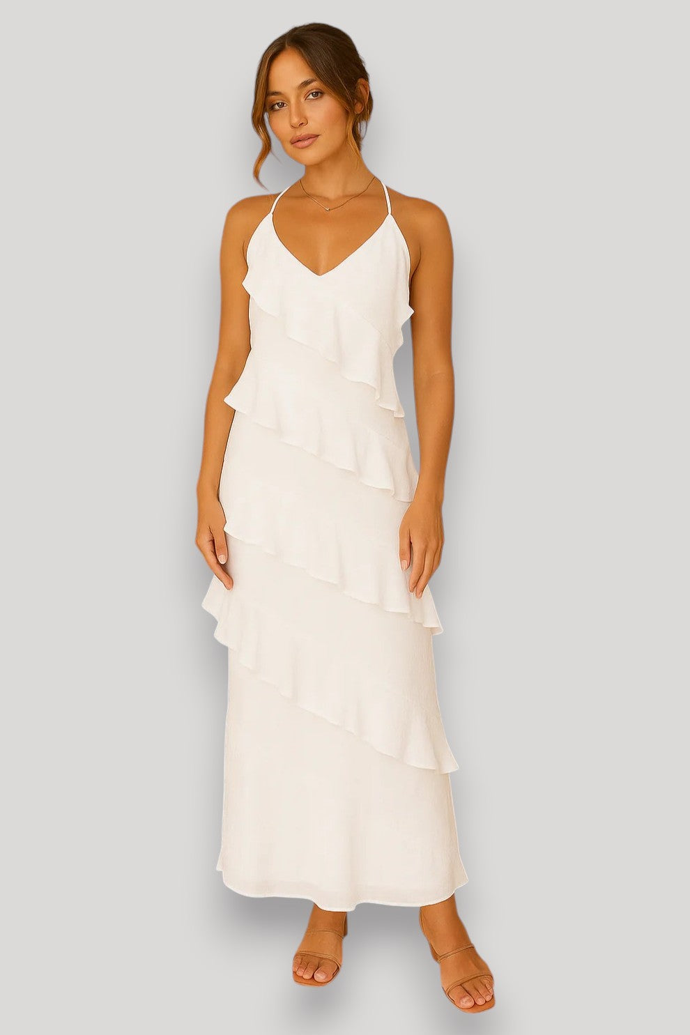 Linda Elegancka Sukienka Maxi