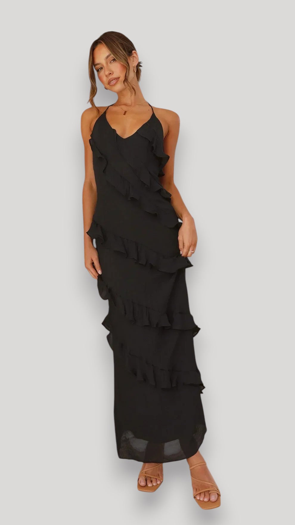 Linda Elegancka Sukienka Maxi