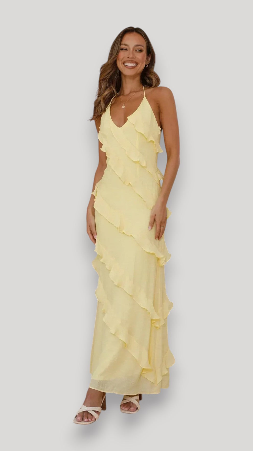 Linda Elegancka Sukienka Maxi