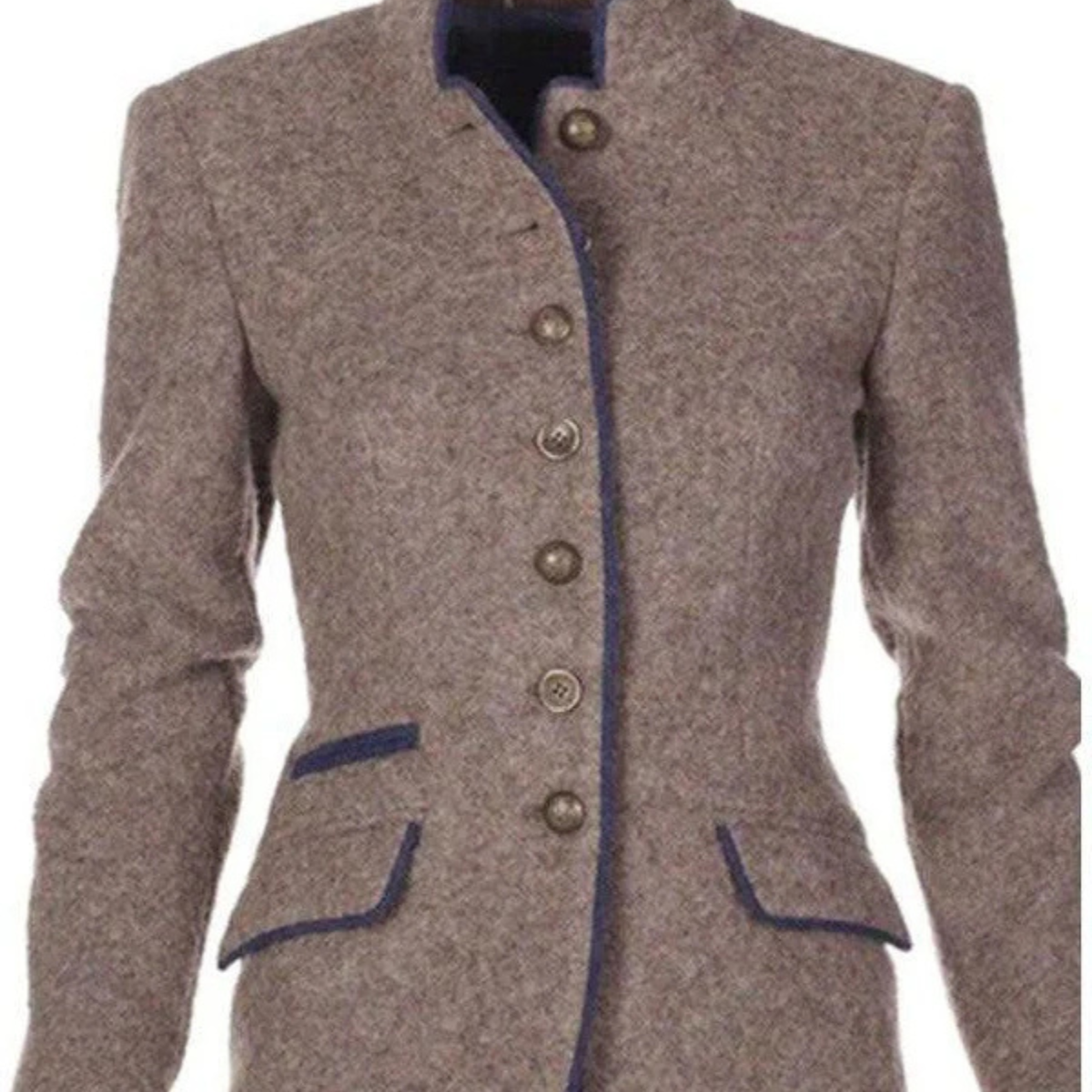 Lieke – Elegancki płaszcz damski z długim rękawem