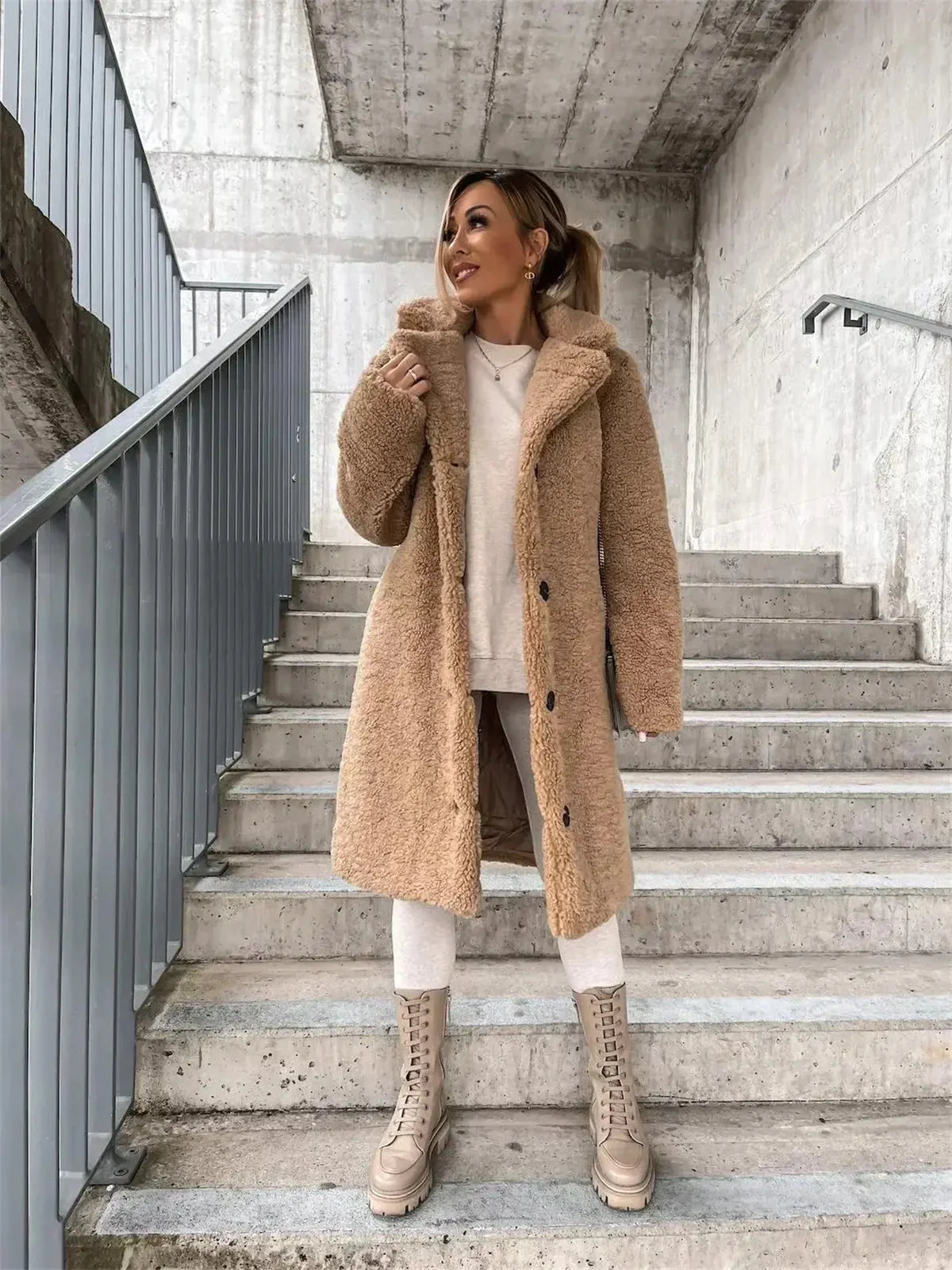 Klaudia Ciepła Kurtka Teddy
