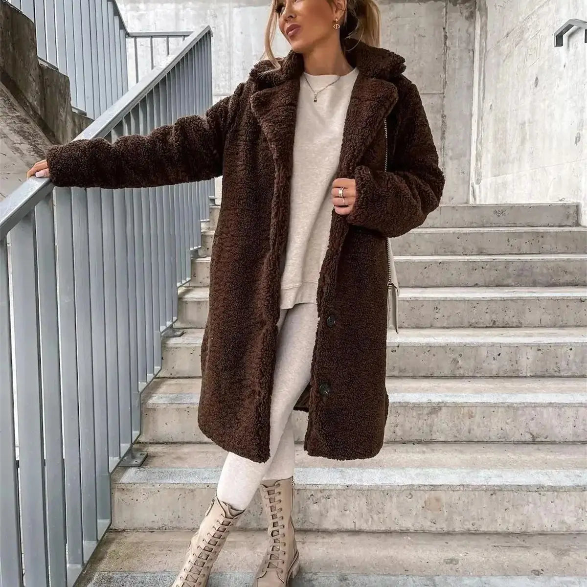 Klaudia Ciepła Kurtka Teddy