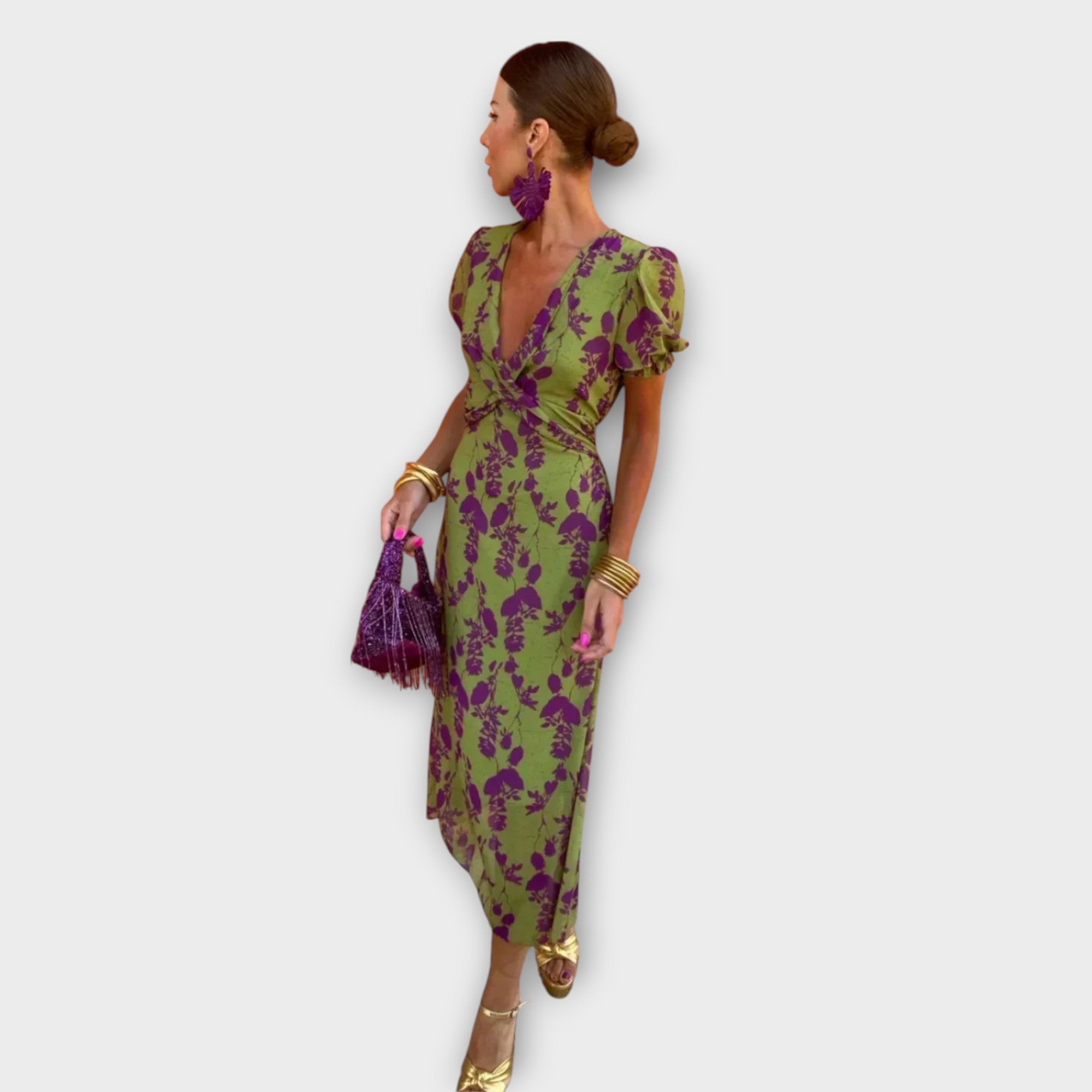 Kaya Wyrafinowana Letnia Sukienka