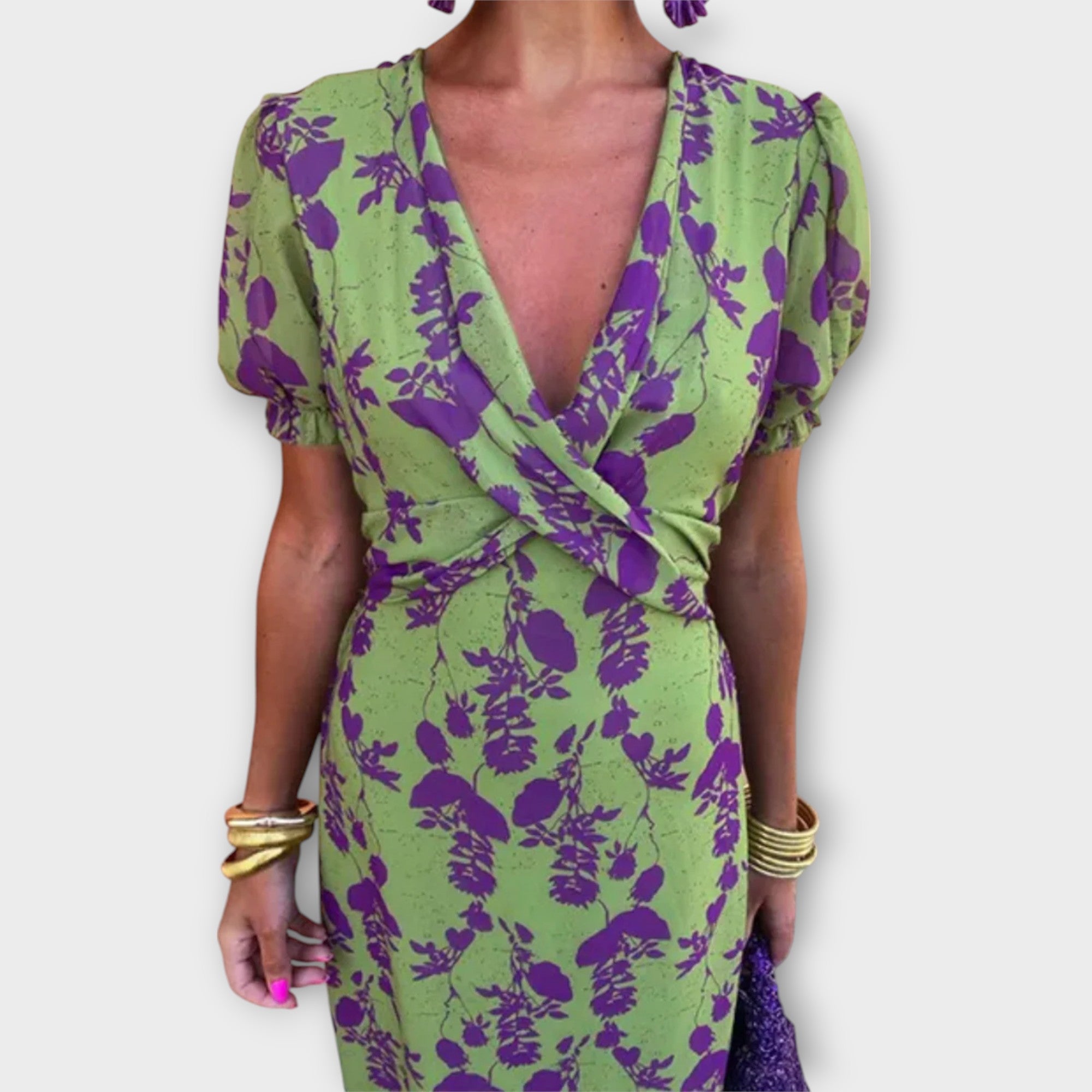 Kaya Wyrafinowana Letnia Sukienka