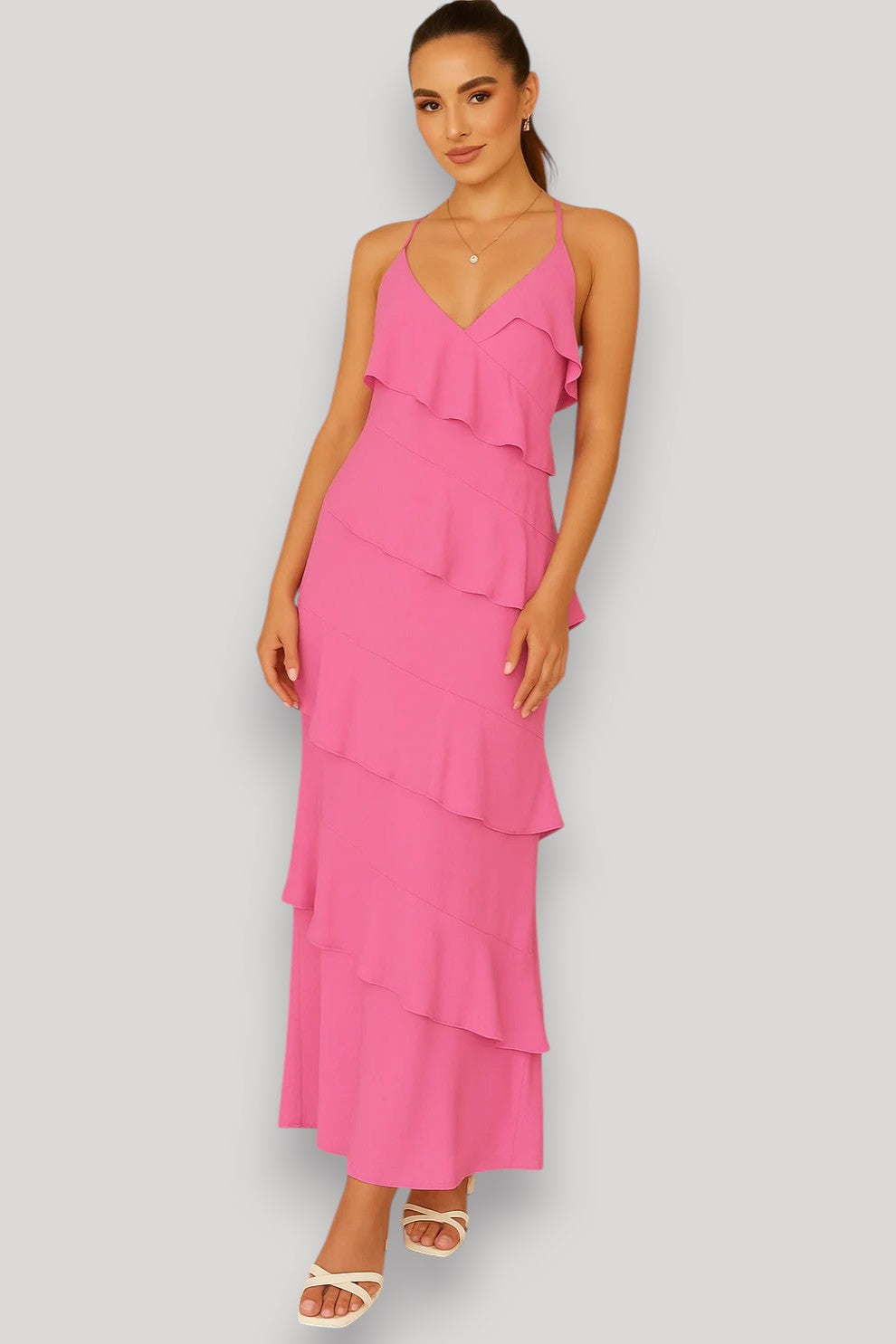 Linda Elegancka Sukienka Maxi