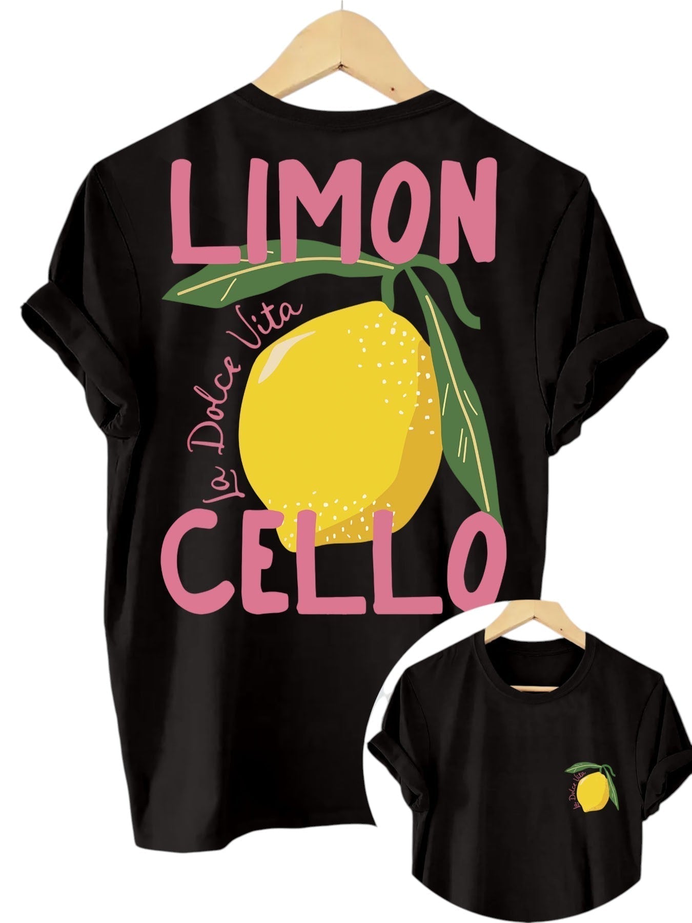 Limoncello Modna Koszulka z Cytryną dla Kobiet