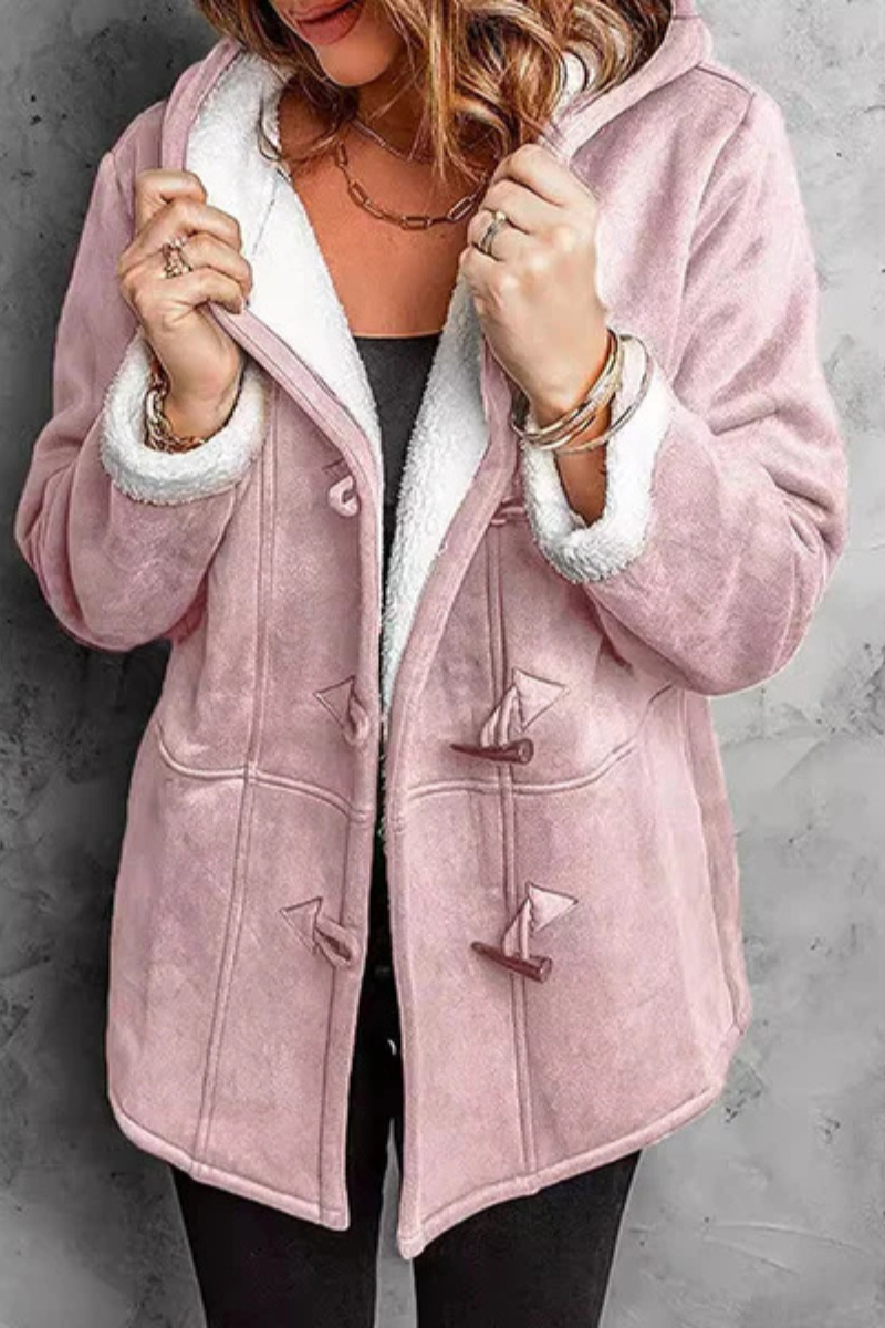 Damska kurtka z kapturem z miękką podszewką