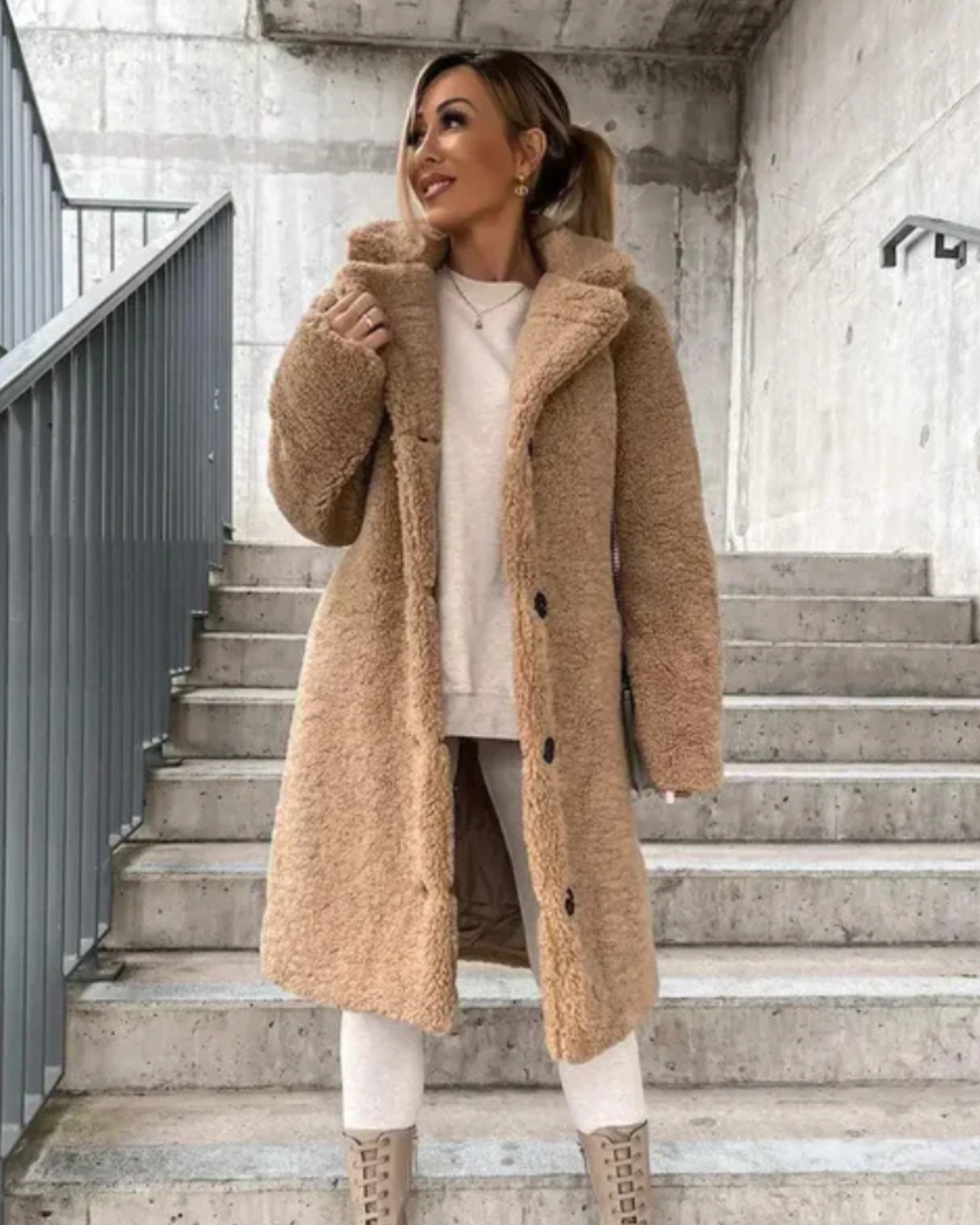 Klaudia Ciepła Kurtka Teddy