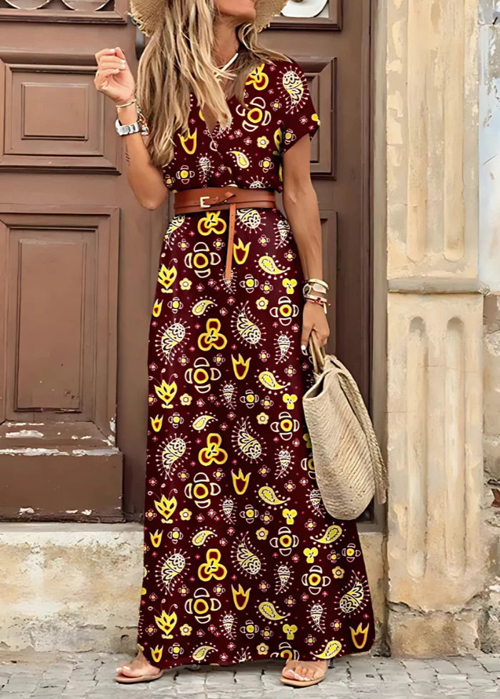 Ingrid Bohemian Maxi-jurk