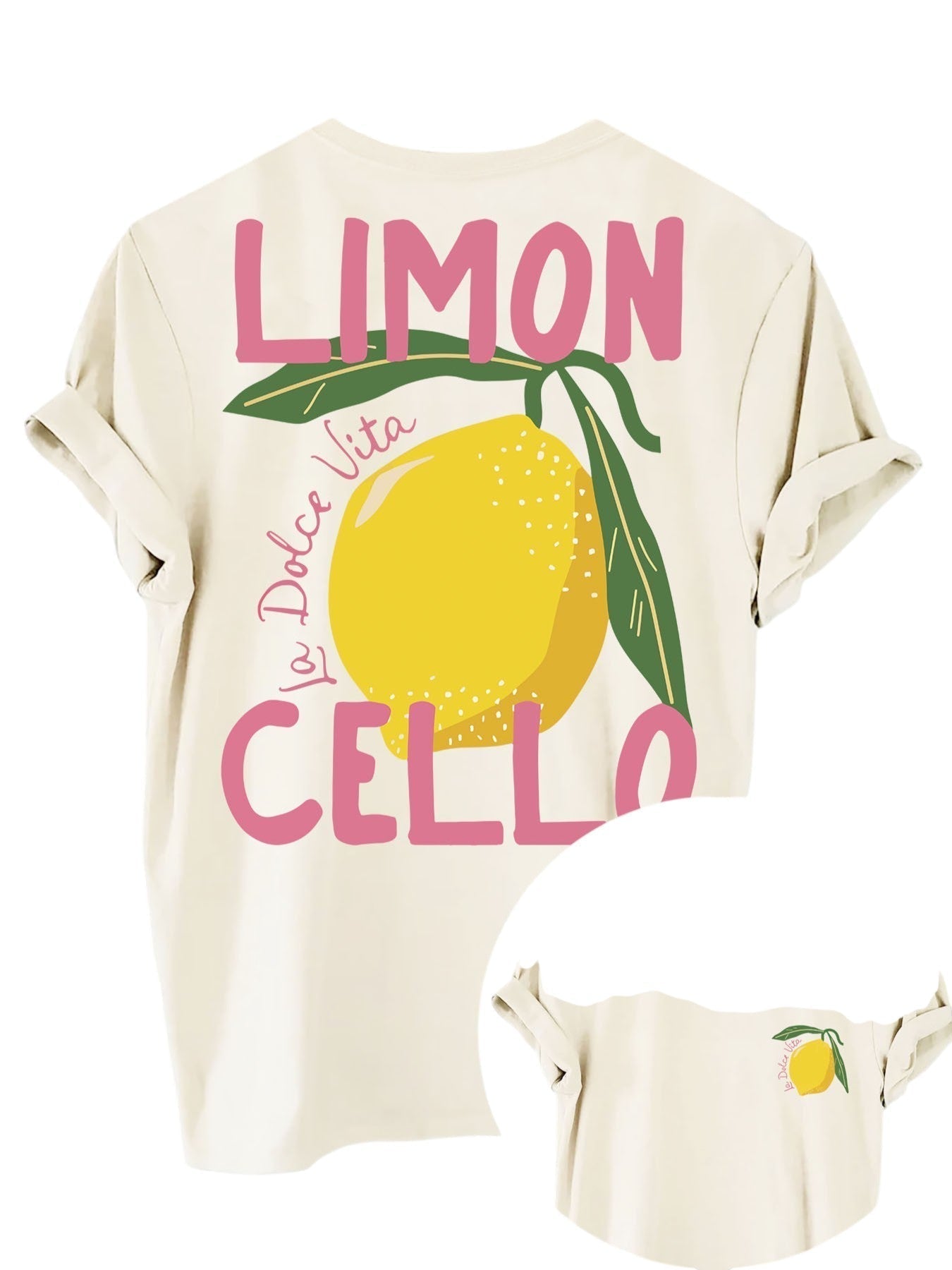 Limoncello Modna Koszulka z Cytryną dla Kobiet